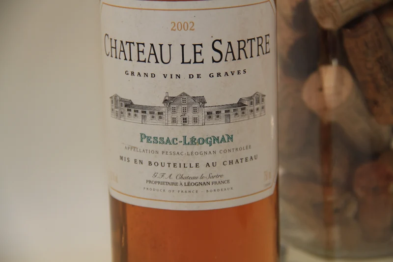 Chateau Le Sartre ** 2002 ** Pessac Leognan