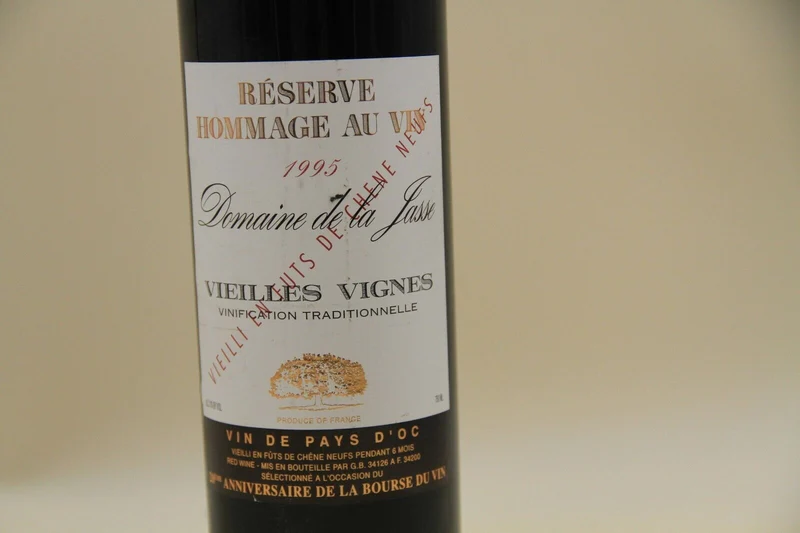 Domaine de la Jasse " Vielles Vignes " ** 1995 ** Pays D'Oc