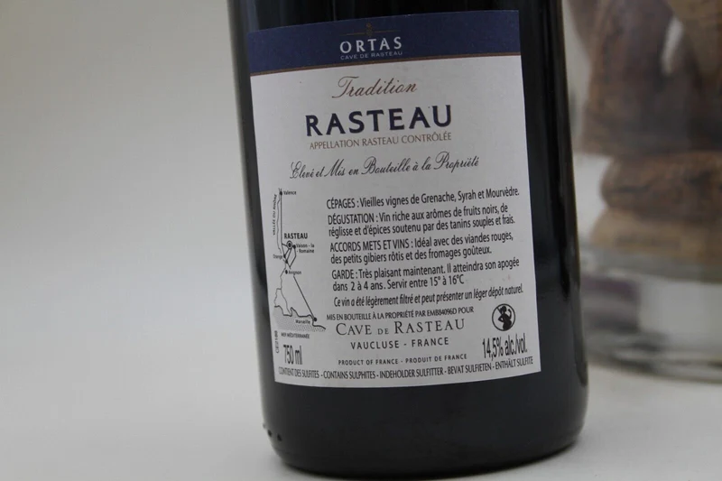 Rasteau " Tradition ** 2015 ** Ortas