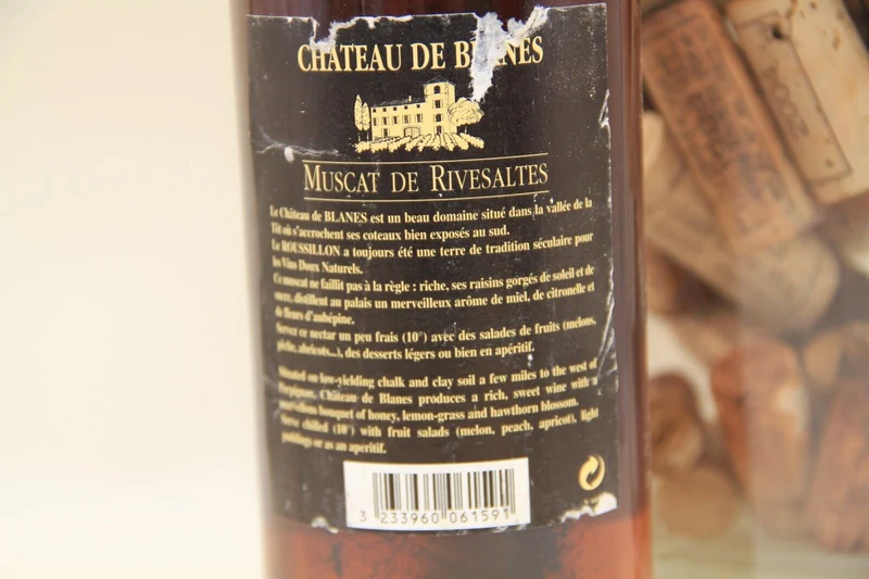 Muscat de Rivesaltes ** 2001 ** Chateau des Blanes