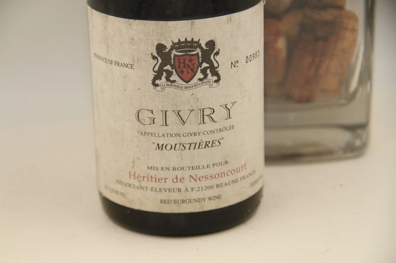 -Givry " Moustières" **1995** Héritier de Nessoncourt