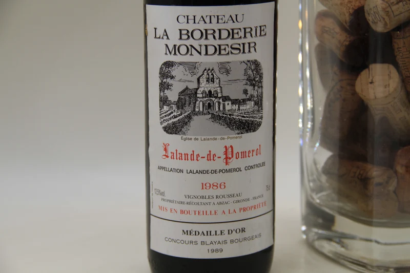Chateau La Borderie Mondesir ** 1986 ** Lalande De Pomerol