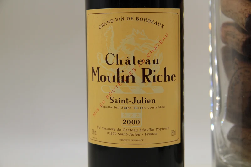 Chateau Moulin Riche ** 2000 ** Saint Julien