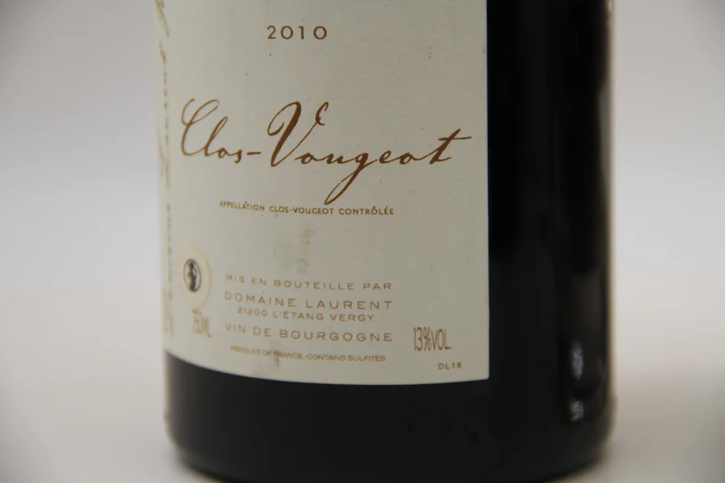 - Clos Vougeot **2010** Domaine Laurent