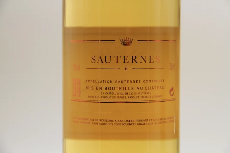 - Sauternes N° 6 Chateau Yquem. Sauternes