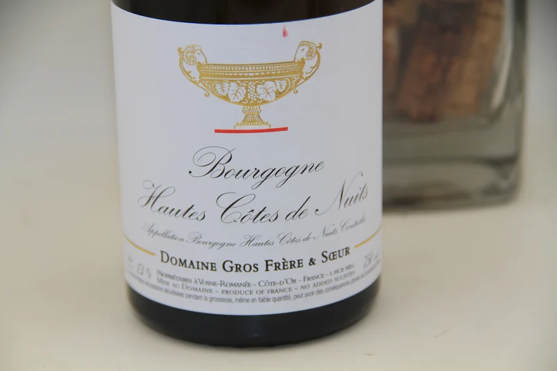 - Bourgogne Hautes Cotes De Nuits ** 2016 ** Domaine Gros Frère et Soeur