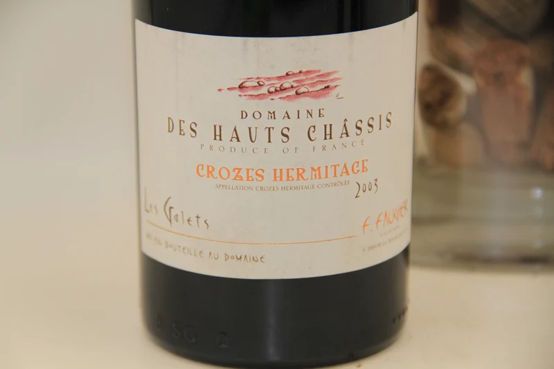 Crozes-Hermitages "Les Galets" **2003 ** Domaine Des Hauts Chassis