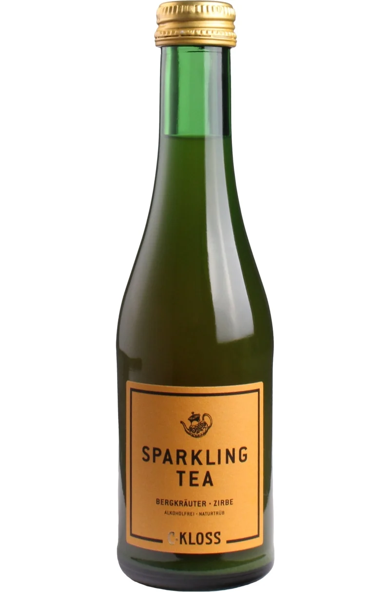 (CKLOS) C-Kloss Sparkling TEA 0°Alc Moutain herbs-Pine Cone [orange]