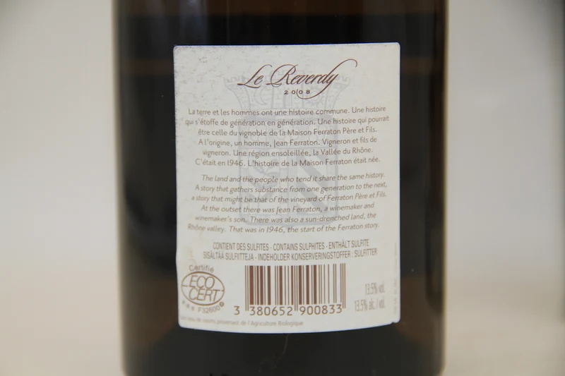 -Hermitage blanc "Les Reverdy" **2008** Ferraton