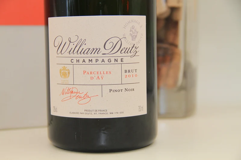 Champagne Brut Hommage à William Deutz **2010 **parcelle D'Ay