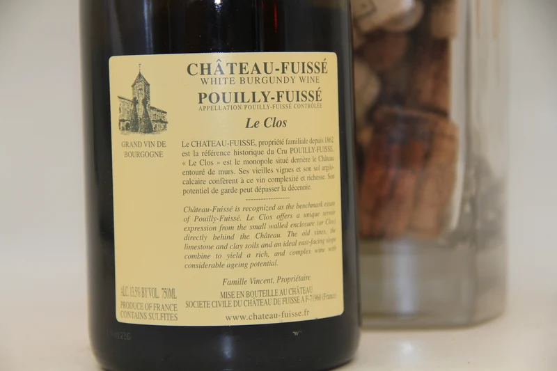 Pouilly Fuissé "LE Clos " **2016** Chateau Fuissé