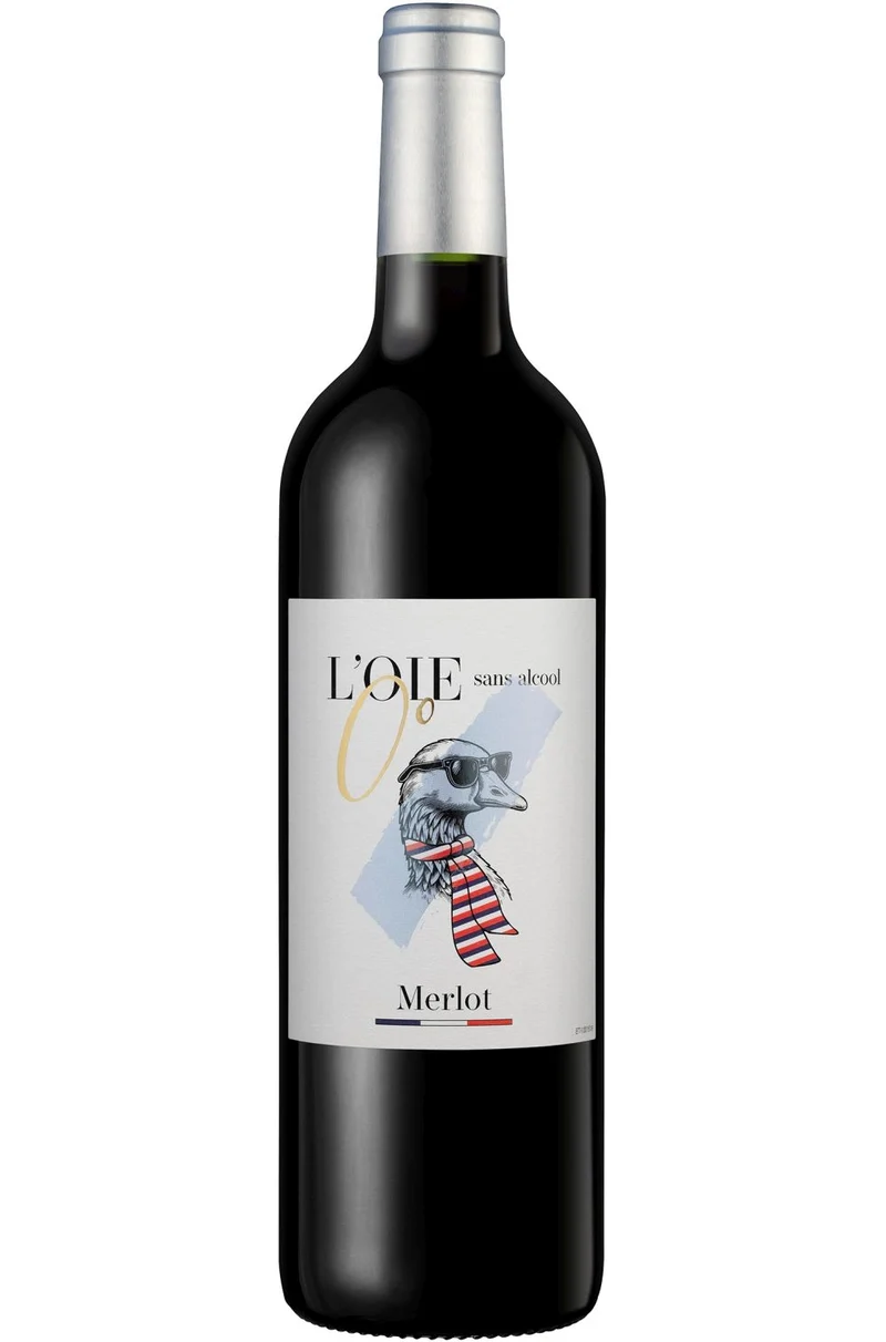 (VDS) L'oie 0°alc Boisson aromatisee à base de vin desalcoolisé Merlot France