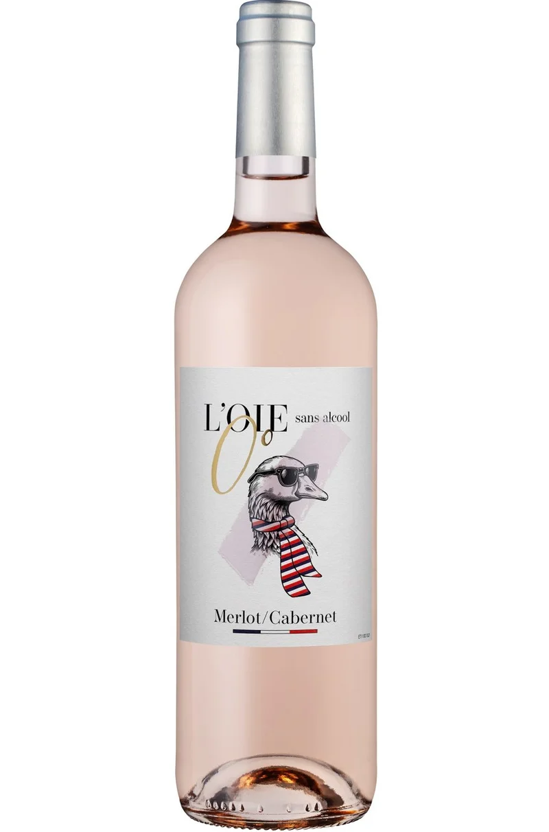 (VDS) L'oie 0°alc Boisson aromatisee à base de vin desalcoolisé Rosé France