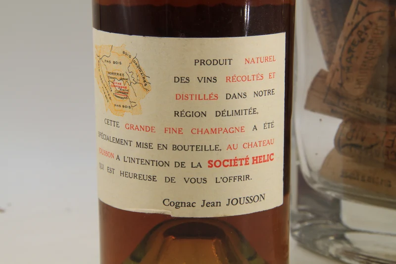 Cognac " extra " grande Fine Champagne. Jean Jousson