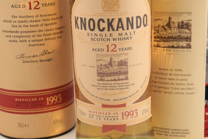 - Knockando 12 Years. ** 1993 ** Single Malt Scotch Whisky