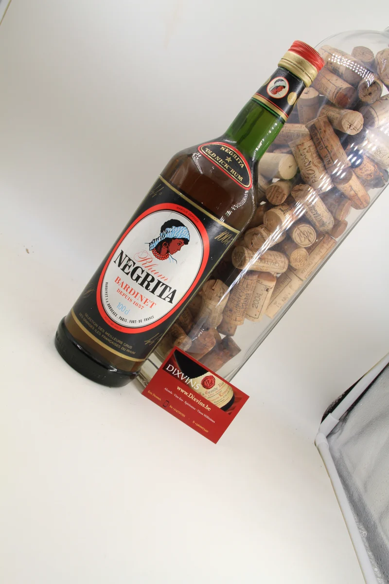 Rhum Négrita Bardinet 90 ties 100cl. 44%