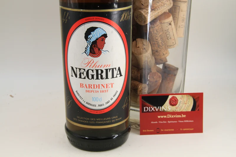 Rhum Négrita Bardinet 90 ties 100cl. 44%