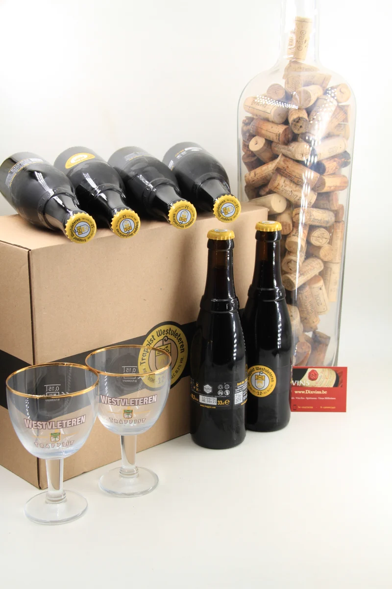 - Trapiste Westvleteren. 12. 6x bouteilles + 2x verres 15cl