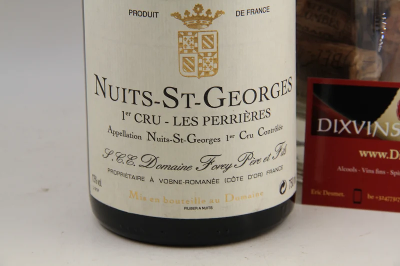 Nuits St Georges 1er Cru "Les Perrières " ** 2000 ** Domaine Forey
