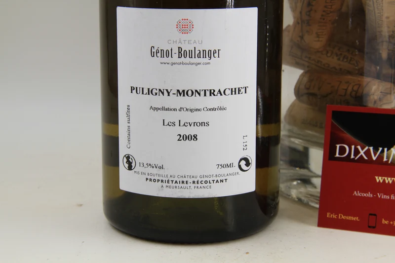 -Puligny Montrachet "Les Levrons" **2008 ** Chateau Génot-Boulanger