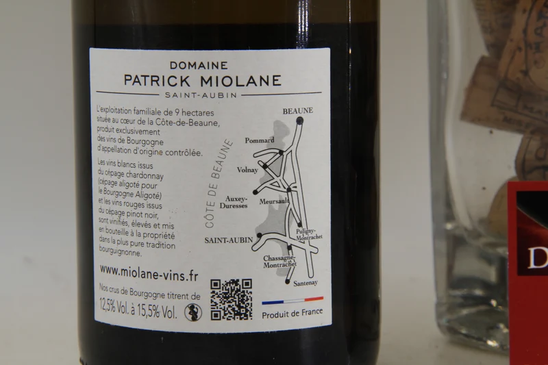 Bourgogne Aligoté ** 2020 ** Domaine Patrick Miolane