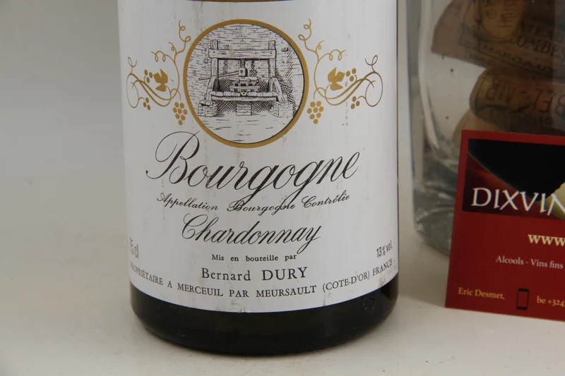- Bourgogne " Chardonnay " ** 1994 ** Bernard Dury