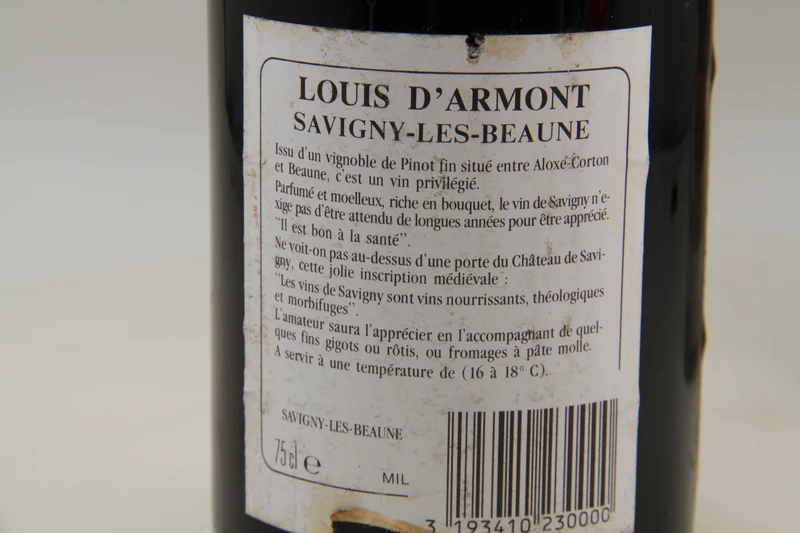 - Savigny Les Beaune ** 1990 ** Louis D'Armont