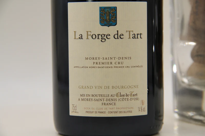 - Morey Saint Denis 1er Cru " La Forge de Tart " **2020 ** Clos de Tart