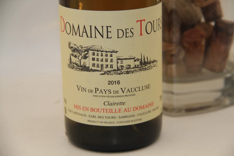 - Clairette ** 2016 ** Domaine Des Tours. Reynaud