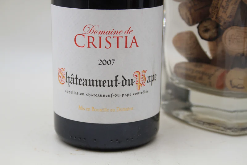 - Chateauneuf du Pape ** 2007 ** Domaine Cristia
