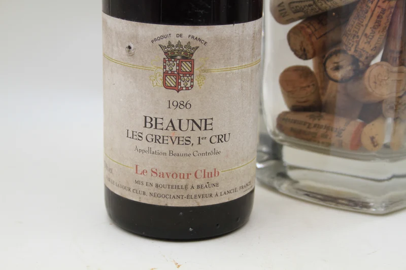 - Beaune 1er Cru "Le Grèves" ** 1986 ** Le Savoir Club