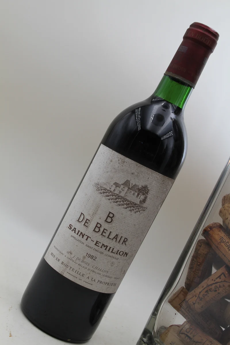 -Chateau B De Belair ** 1982 ** Saint Emilion