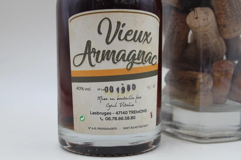 Vieux Armagnac +40ans Cyril Vitalis