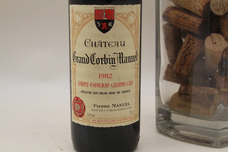 -Chateau Grand Corbin Manuel ** 1982 ** Saint Emilion Grand Cru