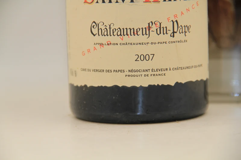 Chateauneuf du Pape " Saint Henri " **2007 ** cave du Verger des Papes