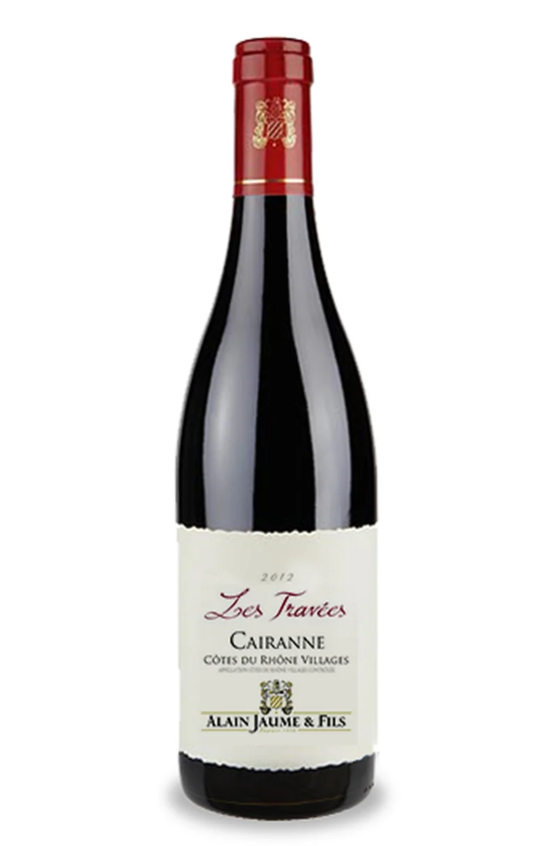(JAUME) Alain Jaume cotes du rhone villages rouge cairanne 'les travées'