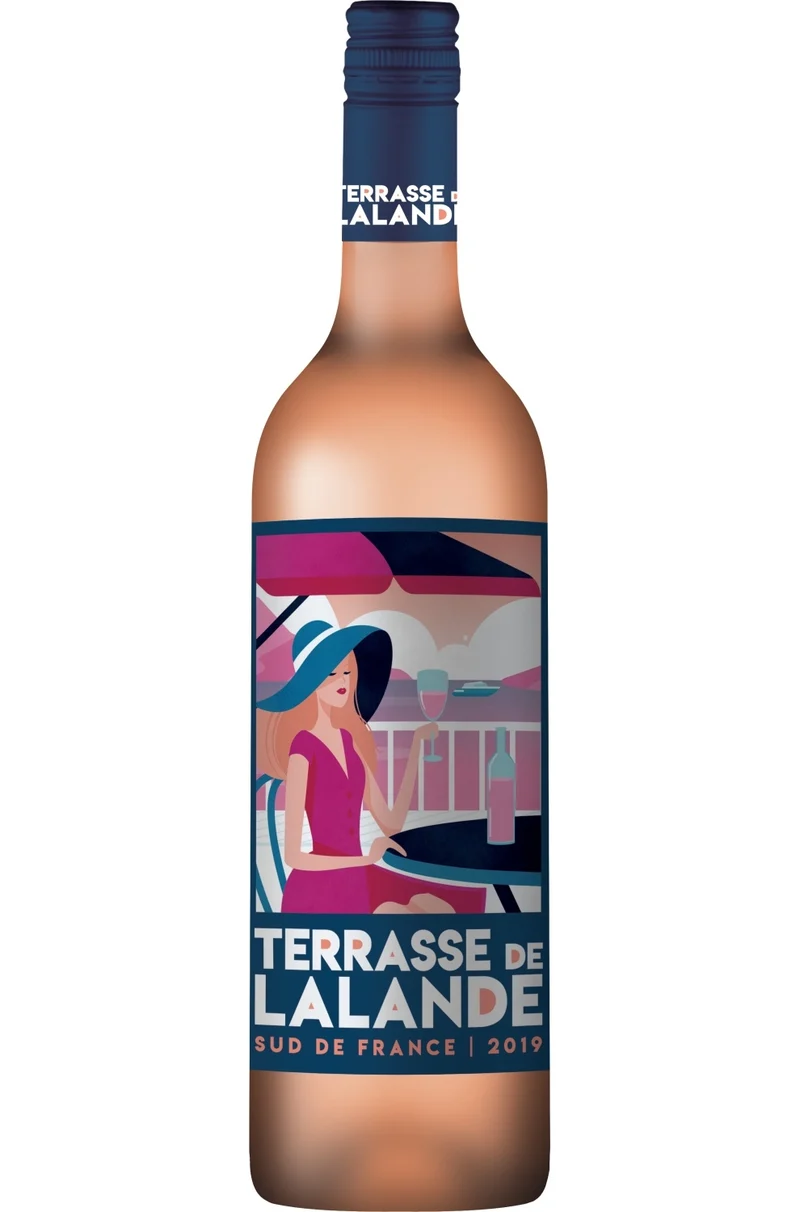 (DMD) Terrasse de Lalande IGP d'oc syrah/merlot rosé