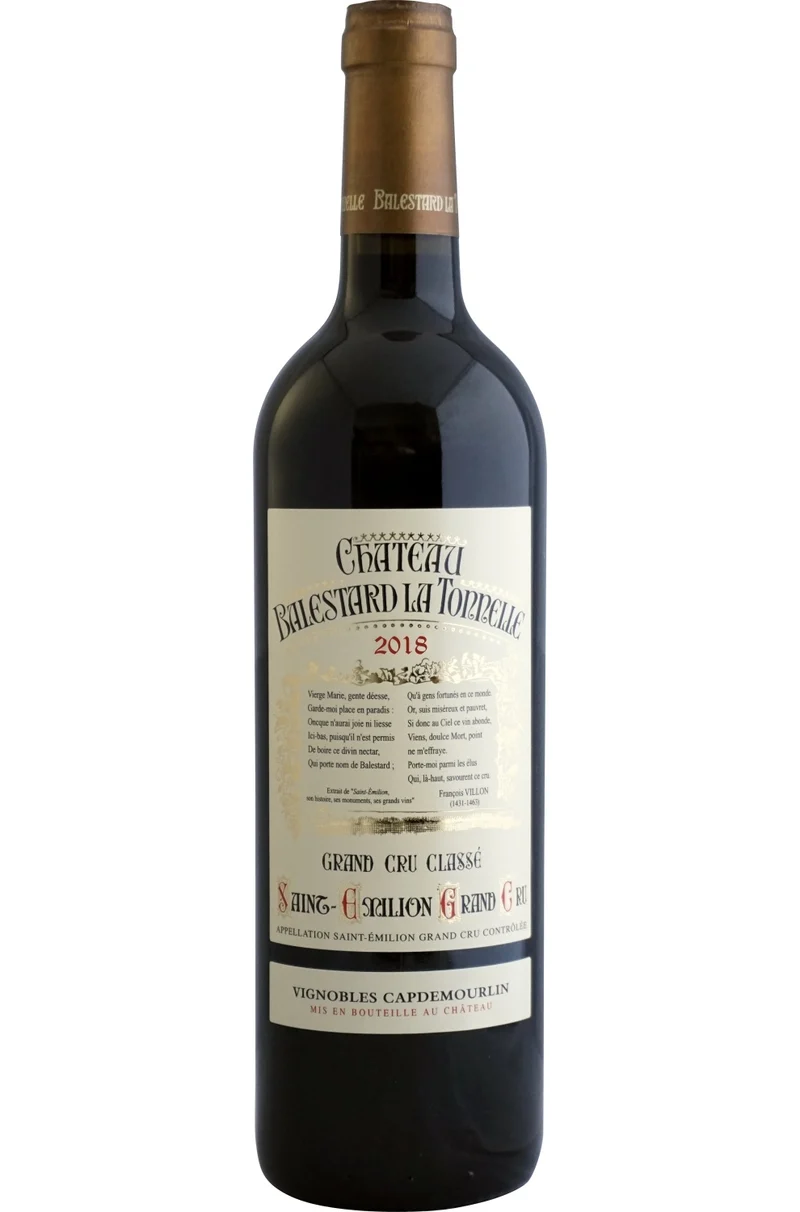 (CAPDE) Chateau Balestard La Tonnelle st emilion grand cru classé