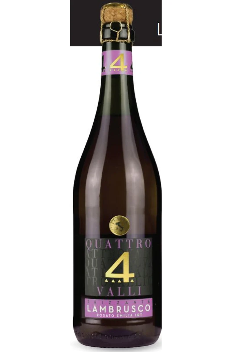 (VALLI) 4 Valli 'lambrusco' rosato dolce IGT emilia 7°5