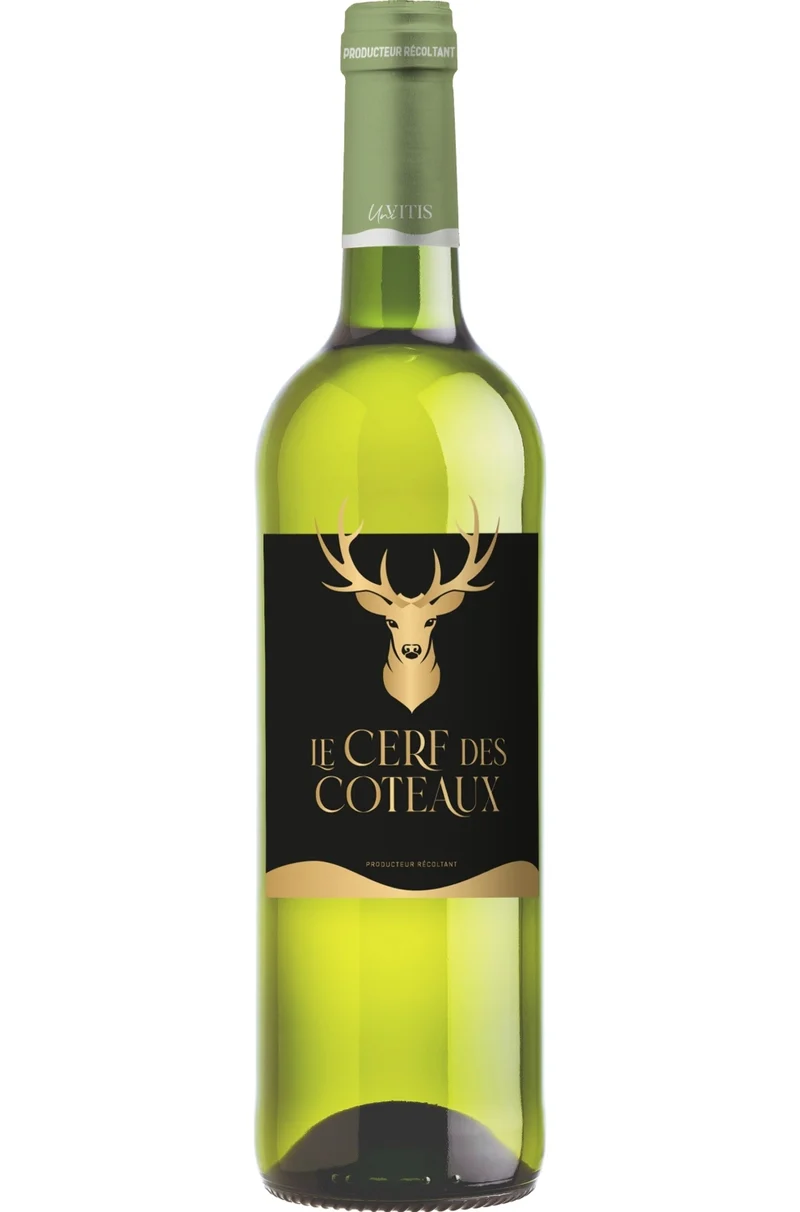(UNIV) Le Cerf des Coteaux AOP bordeaux blanc sec