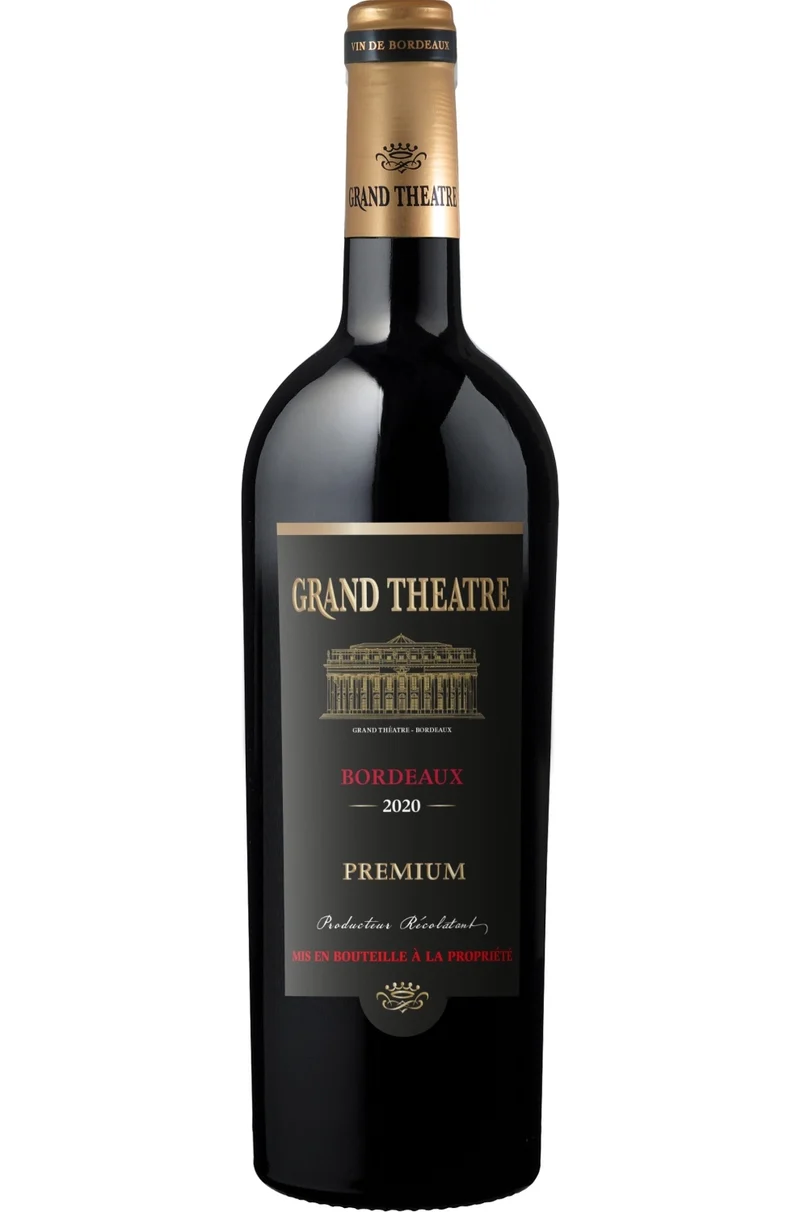 (UNIV) Grand Theatre Premium AOP bordeaux rouge