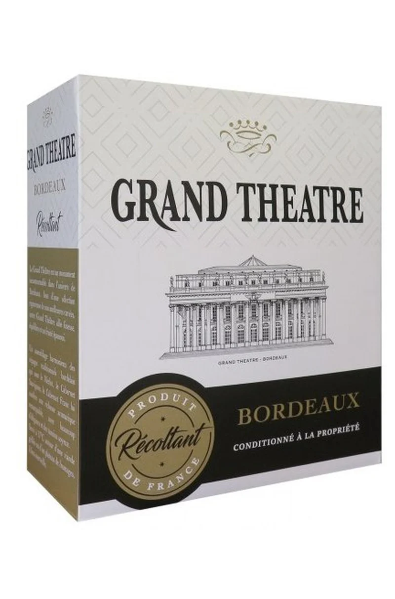 (UNIV) Grand Theatre BIB 3L AOP bordeaux rosé