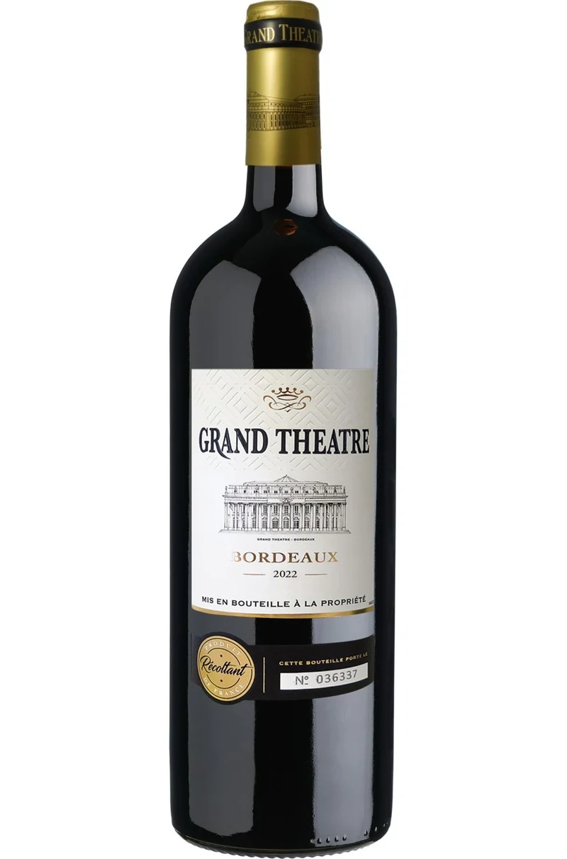 (UNIV) Grand Theatre AOP bordeaux rouge