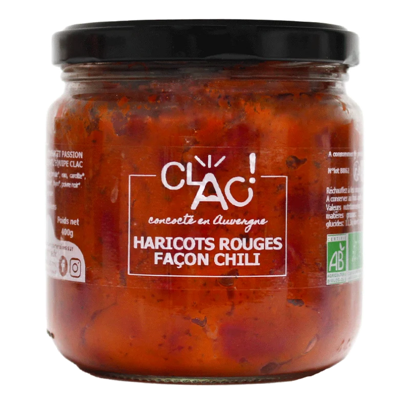 Haricots Rouges Façon Chili Bio | 400g