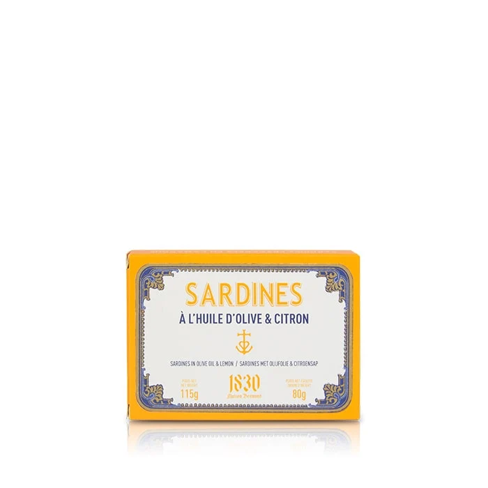 Sardines à l’Huile d'Olive & Citron | 115g