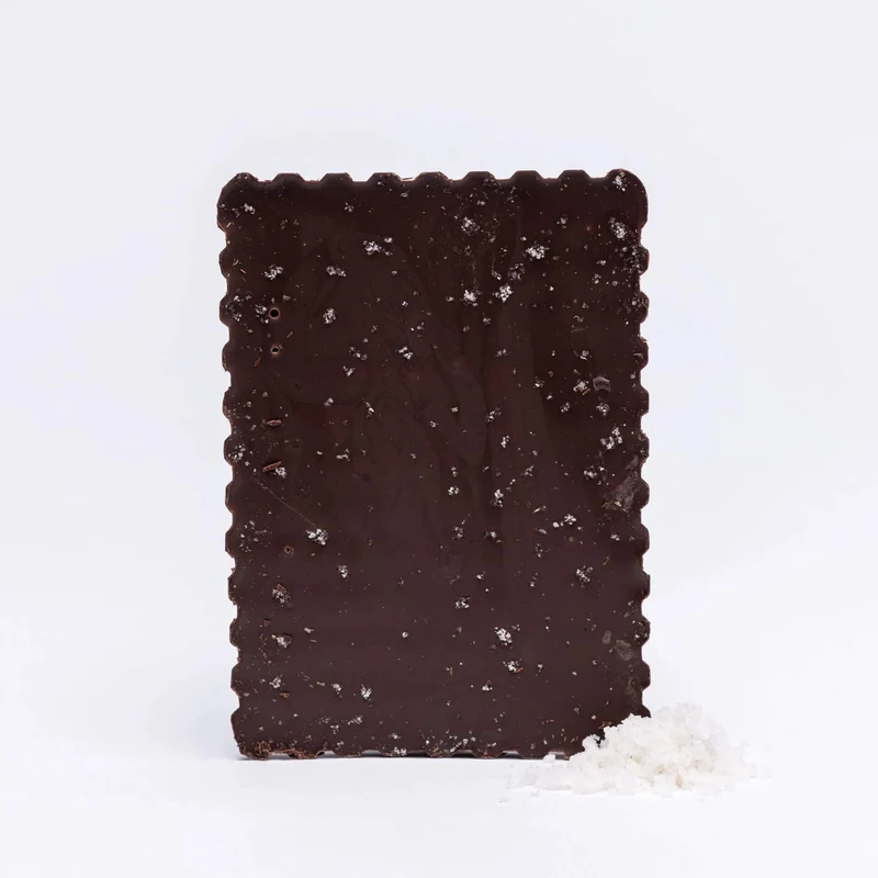 Tablette de Chocolat Noir 75% Bio à la Fleur de Sel de Guérande | 100g