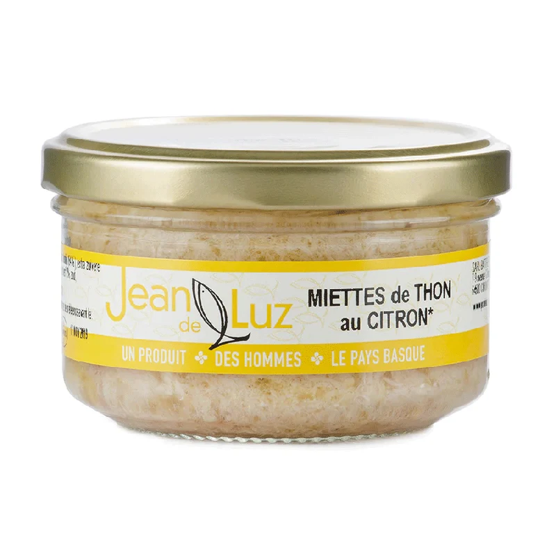 Miettes de Thon Germon à l'Huile d'Olive Bio et au Citron Bio | 140g
