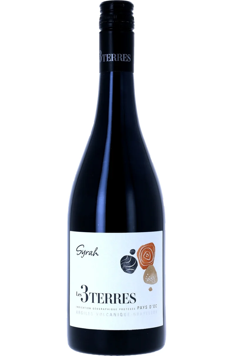 (PREIG) Les 3 Terres IGP d'oc syrah 'graveleux'