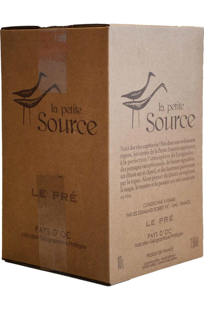 (PREIG) BIB La Petite Source 'le Pre' IGP d'oc rouge
