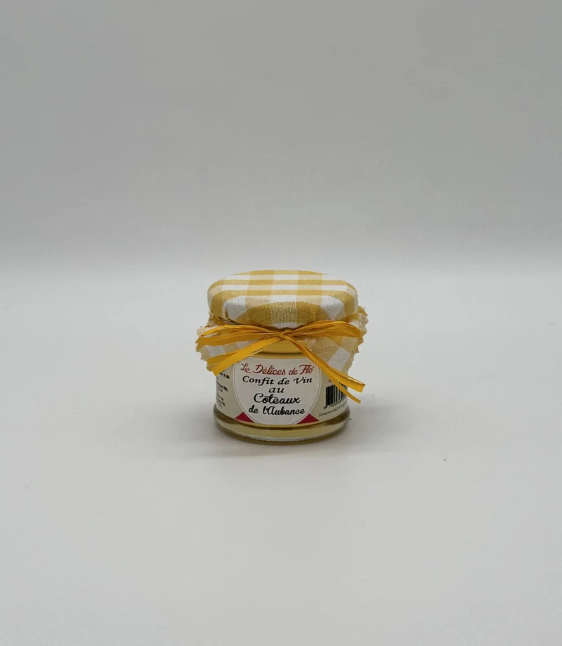 CONFIT DE VIN COTEAUX DE L'AUBANCE 130G